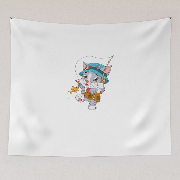 Item preview, A nice cat, a fisherman.  designed and sold by Eoqastore1.