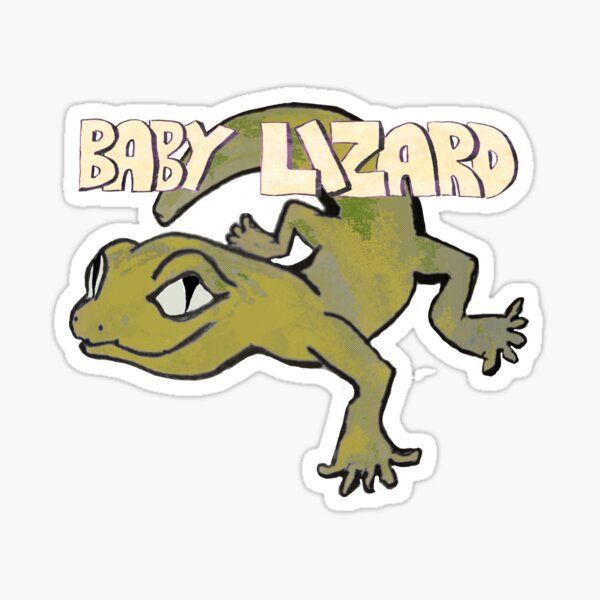 Baby Chachi Lizard Sticker