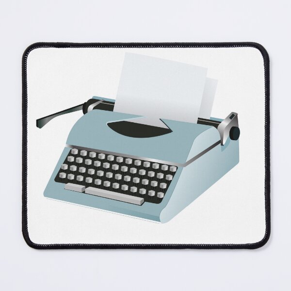 Item preview, typewriter blue  designed and sold by MimmyG.
