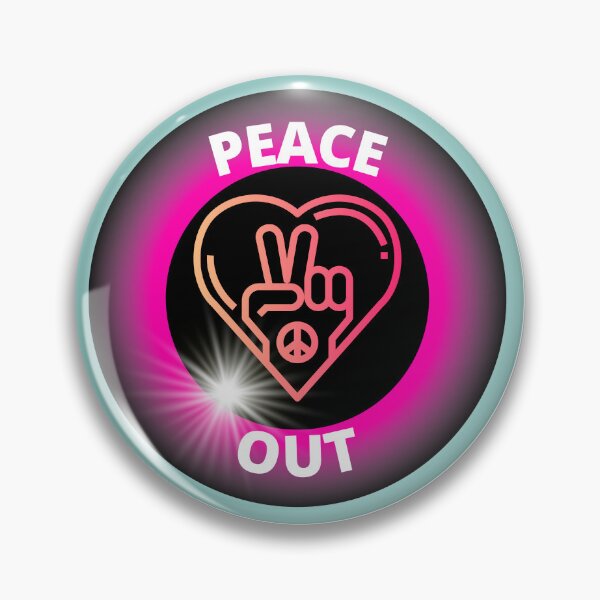 Item preview, Peace Out, 60s, Peace designed and sold by TracyDDigitals.
