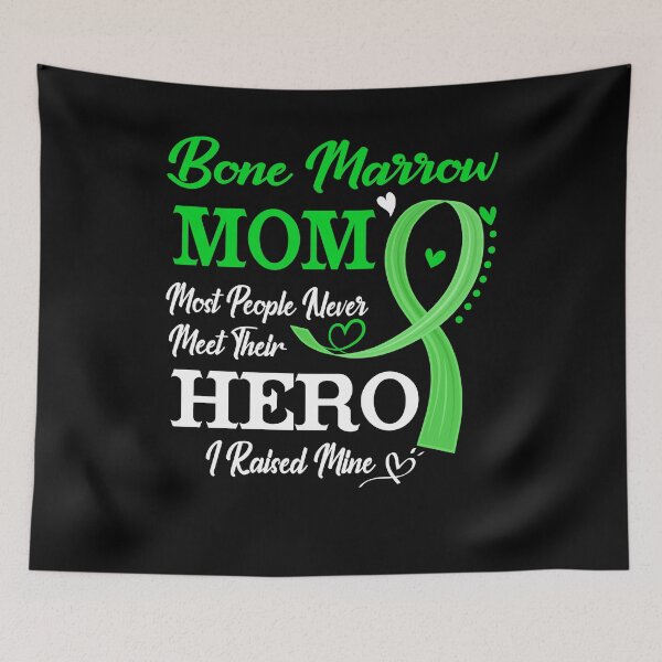 Item preview, Proud Bone Marrow Mom Most People Never Meet Their Hero I Raised Mine Bone Marrow Awareness designed and sold by Kohend.