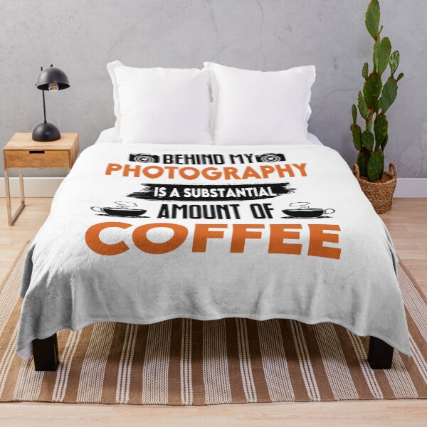 Item preview, Behind Photography Is A Substantial Coffee - Funny Photographer Quotes designed and sold by Cupsofdreams.