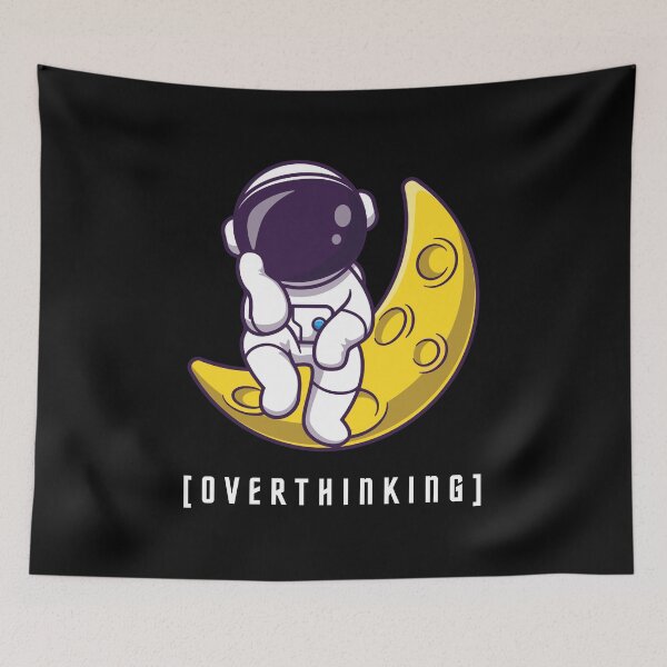 Item preview, Overthinking - T-Shirt designed and sold by AYREEM.