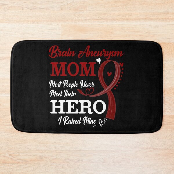 Item preview, Proud Brain Aneurysm Mom Most People Never Meet Their Hero I Raised Mine Brain Aneurysm Awareness designed and sold by Kohend.