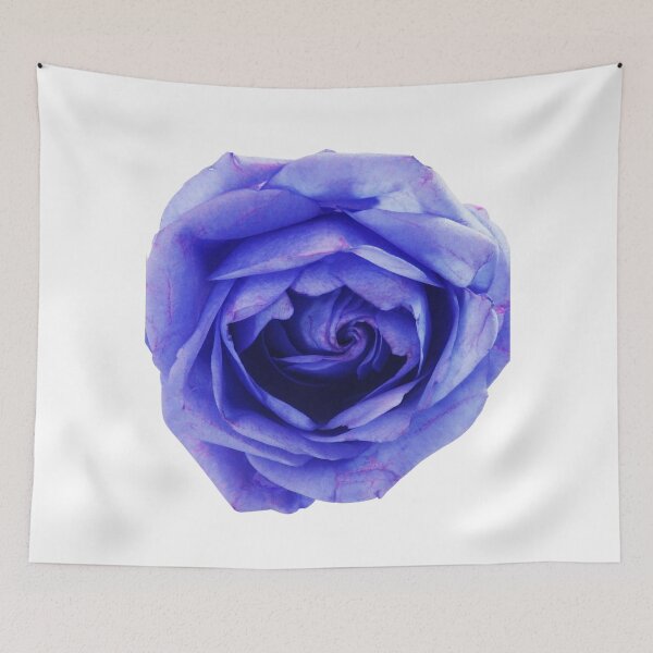 Item preview, Rose Flower Blue Pattern  designed and sold by DigitalGemArt.