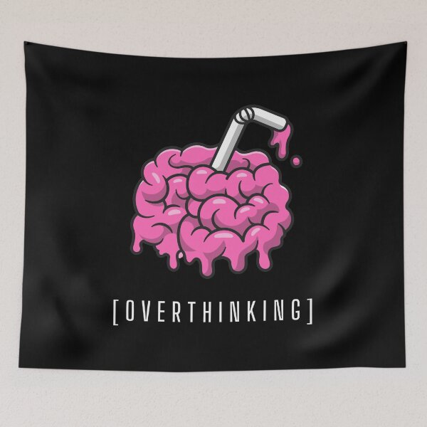 Item preview, Overthinking - T-Shirt designed and sold by AYREEM.