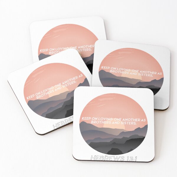Item preview, Keep on loving one another as brothers and sisters Hebrews 13:1 quote designed and sold by Pajs.