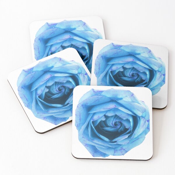 Item preview, Rose Flower Turquoise color  Pattern designed and sold by DigitalGemArt.