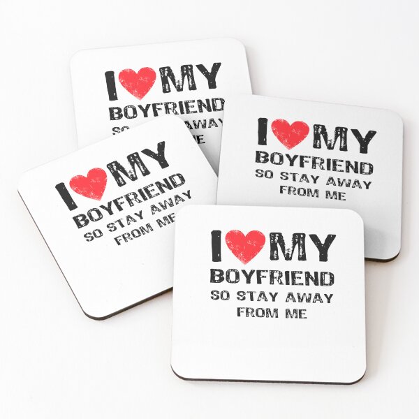 Item preview, I Love My Boyfriend Funny designed and sold by maxarus.