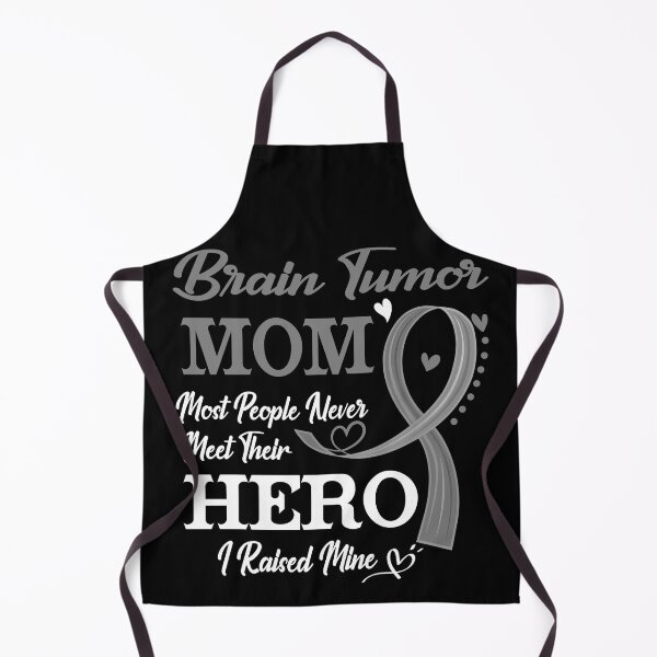 Item preview, Proud Brain Tumor Mom Most People Never Meet Their Hero I Raised Mine Brain Tumor Awareness designed and sold by Kohend.