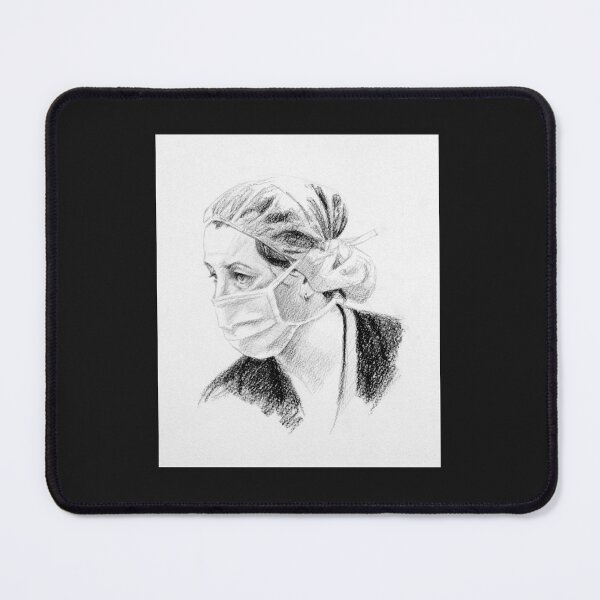 Item preview, Nurse Cher - Drawing, by Adelaide Artist Avril Thomas - South Australian Artist designed and sold by AvrilThomasart.
