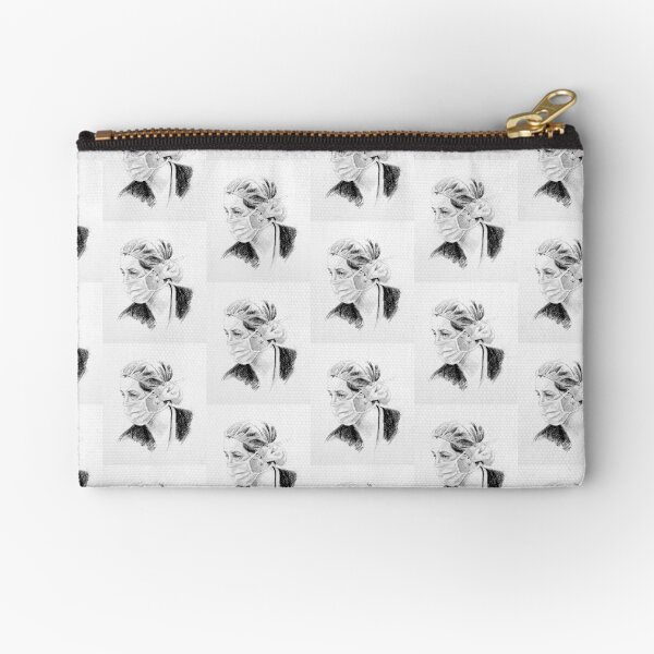 Nurse Cher - Drawing, by Adelaide Artist Avril Thomas - South Australian Artist Zipper Pouch