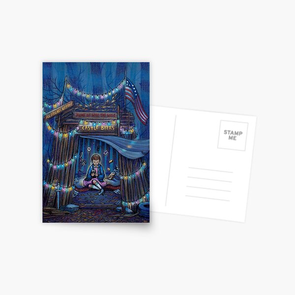 Stranger things Eleven Postcard