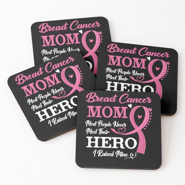 Item preview, Proud Breast Cancer Mom Most People Never Meet Their Hero I Raised Mine Breast Cancer Awareness designed and sold by Kohend.