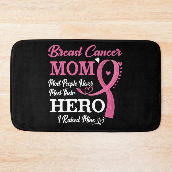 Item preview, Proud Breast Cancer Mom Most People Never Meet Their Hero I Raised Mine Breast Cancer Awareness designed and sold by Kohend.
