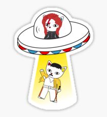 Pegatina UFO 1 Meowie y FreddieMeow