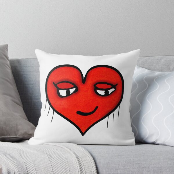 Aperçu de l'œuvre Emoji Heart Shape Dessin créée et vendue par DFLC Prints.