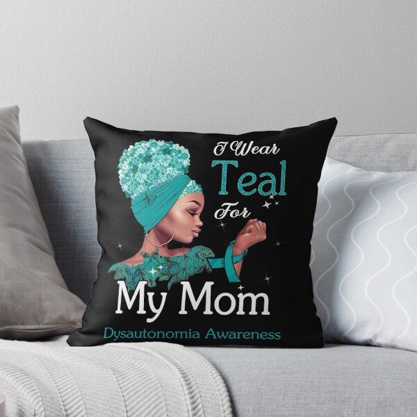 Item preview, Dysautonomia Awareness Black Girl I Wear Teal For My Mom designed and sold by tenjun16.