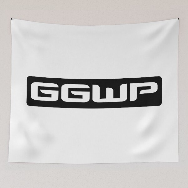 Item preview, Gg wp Good Game well played ggwp victory in videogames Esports designed and sold by ZooOfArt.