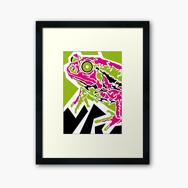 Frog Gerahmter Kunstdruck