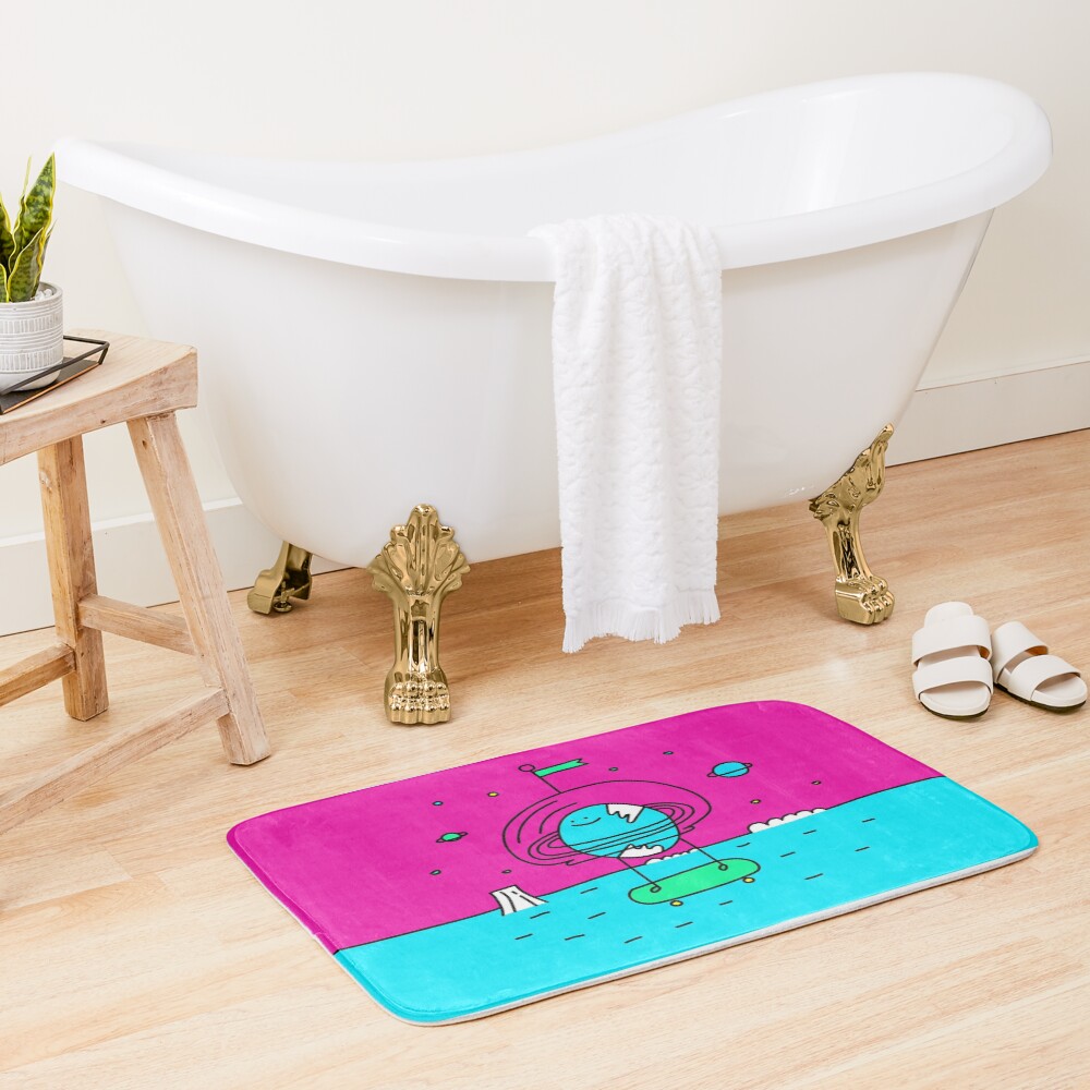 Surreal Planet - Mr Beaker Bath Mat