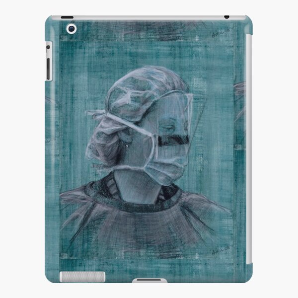 Nurse Karen - Drawing, by Adelaide Artist Avril Thomas - South Australian Artist iPad Snap Case