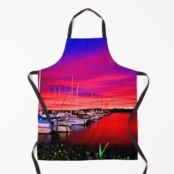 Item preview, RED SUNSET AT THE BAY designed and sold by Steffi August.