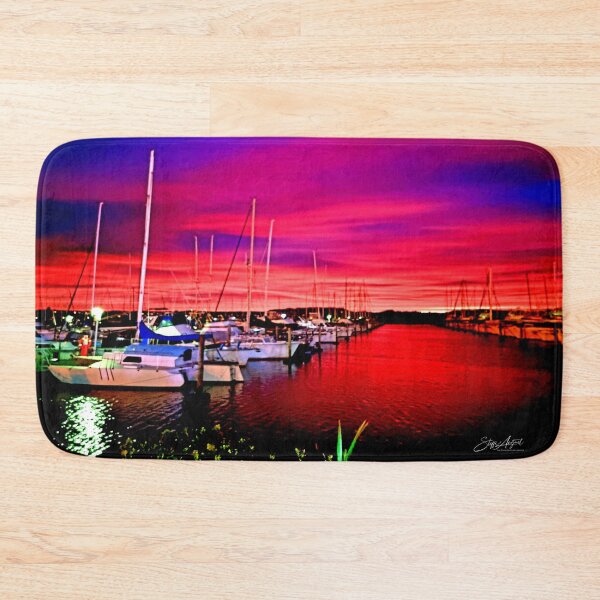 Item preview, RED SUNSET AT THE BAY designed and sold by Steffi August.