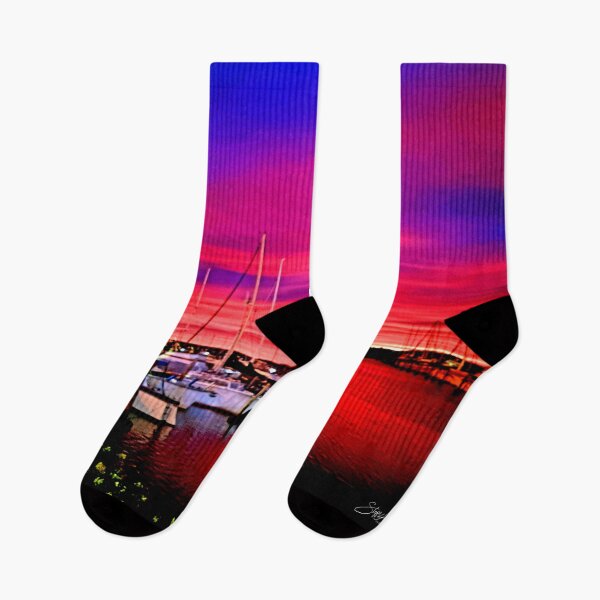 Item preview, RED SUNSET AT THE BAY designed and sold by Steffi August.