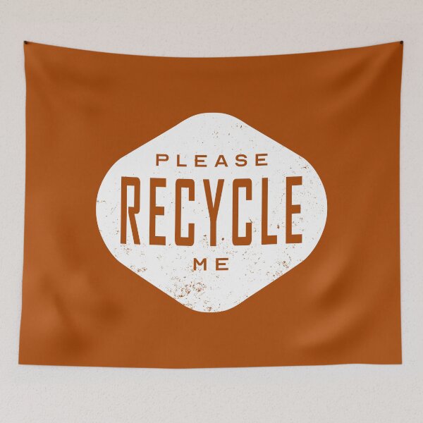 Item preview, Recycle Me Orange designed and sold by PrairieGrouse.