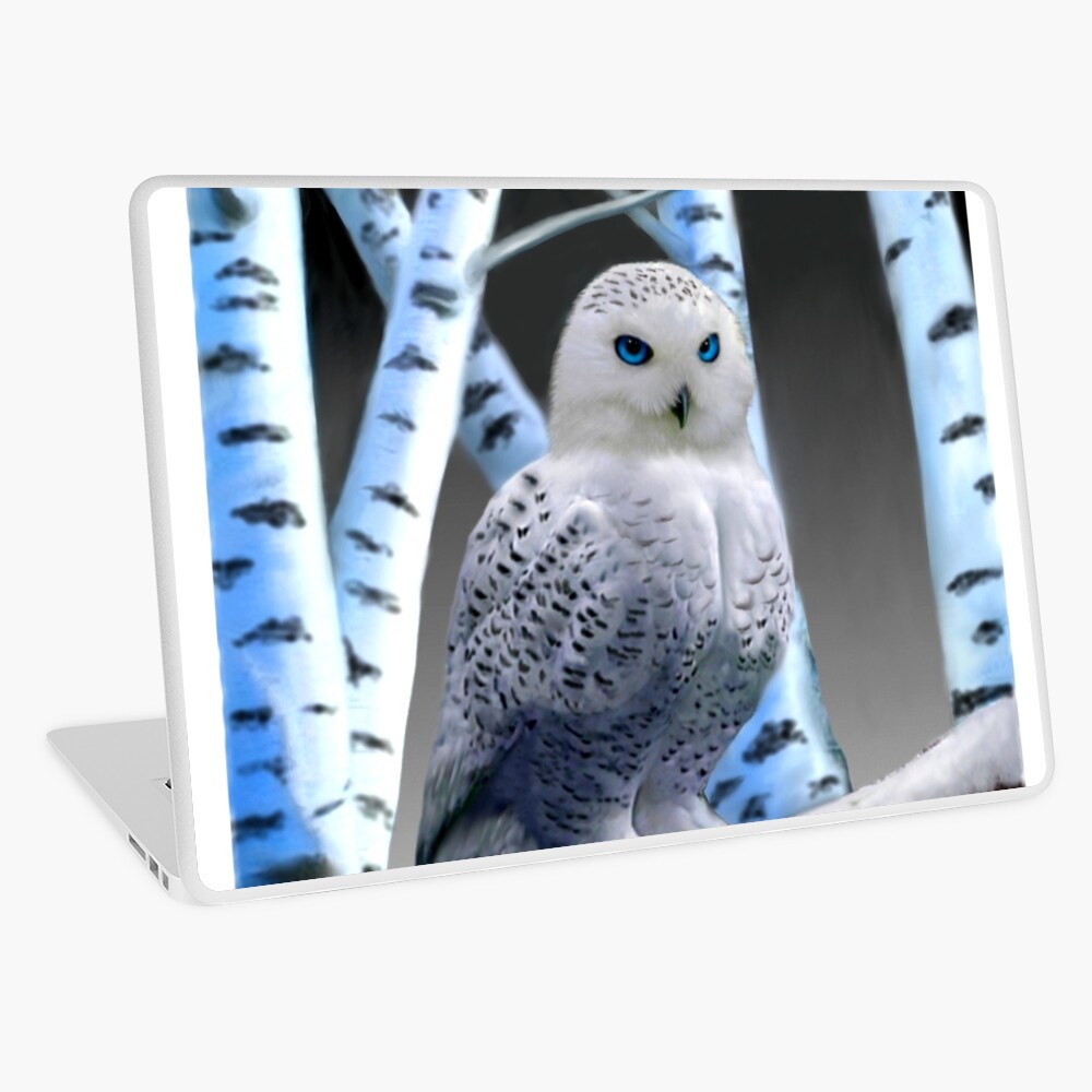 BLUE-EYED SNOW OWL
