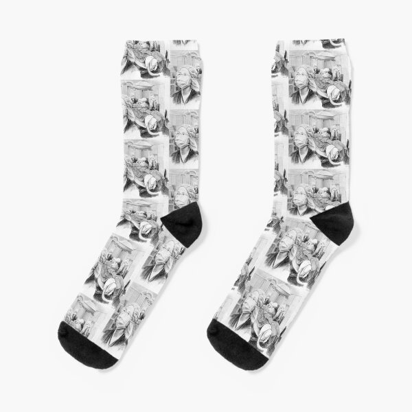 My Future My Past - Drawing by Adelaide Artist Avril Thomas - South Australian Artist Socks
