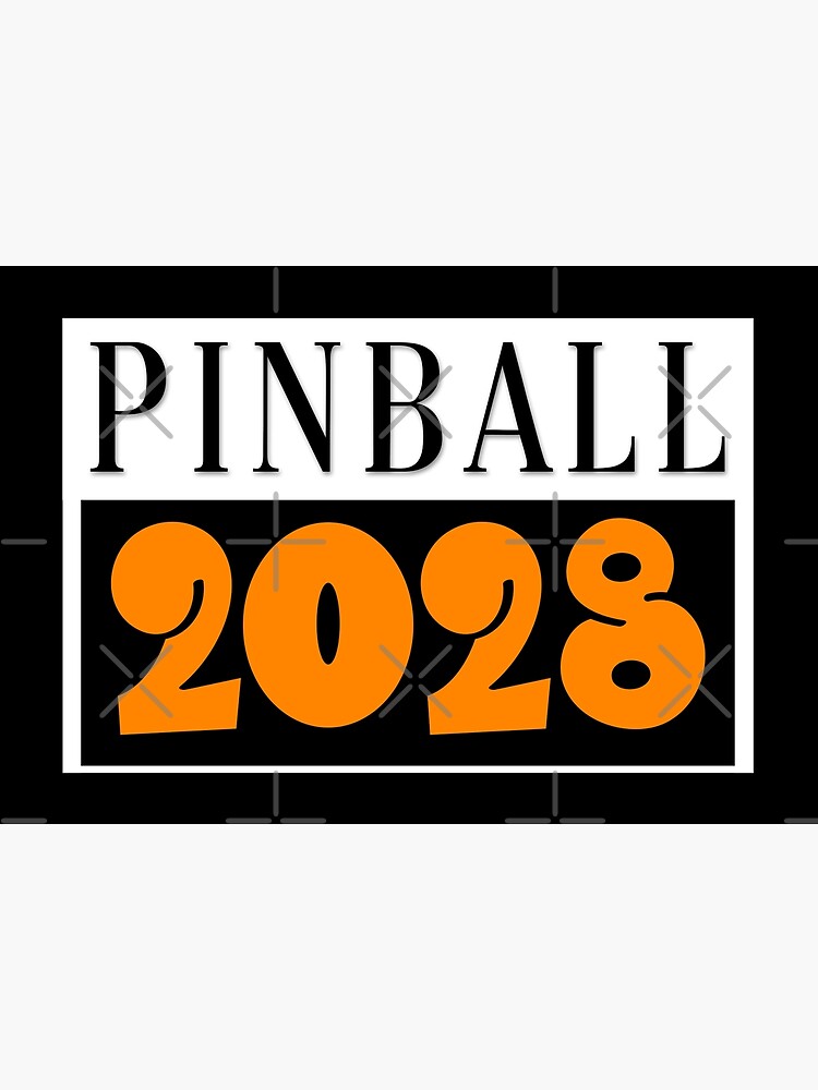 Discover Pinball 2028 Premium Matte Vertical Poster