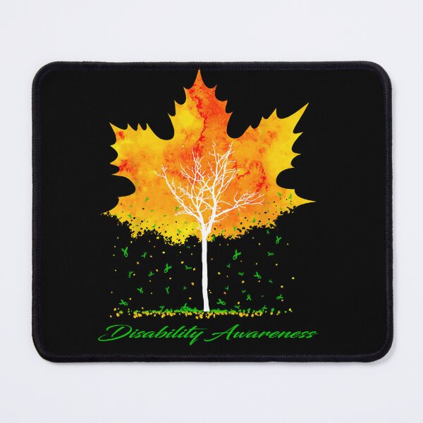 Item preview, Disability Awareness Maple Leaf Autumn Tree Orange Fall Leaves Season designed and sold by Sabfit.