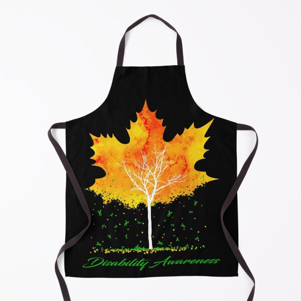 Item preview, Disability Awareness Maple Leaf Autumn Tree Orange Fall Leaves Season designed and sold by Sabfit.