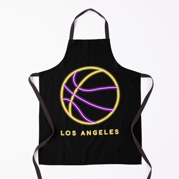 Item preview, Los Angeles Purple & Gold Neon Basketball designed and sold by R2-T2.