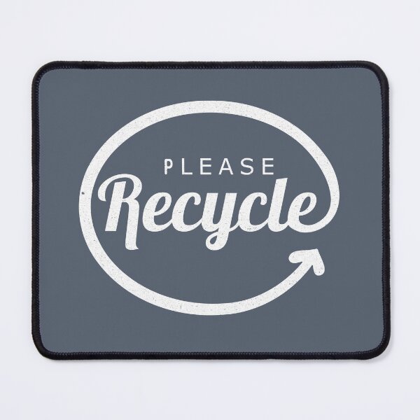 Item preview, Recycle Me Blue designed and sold by PrairieGrouse.