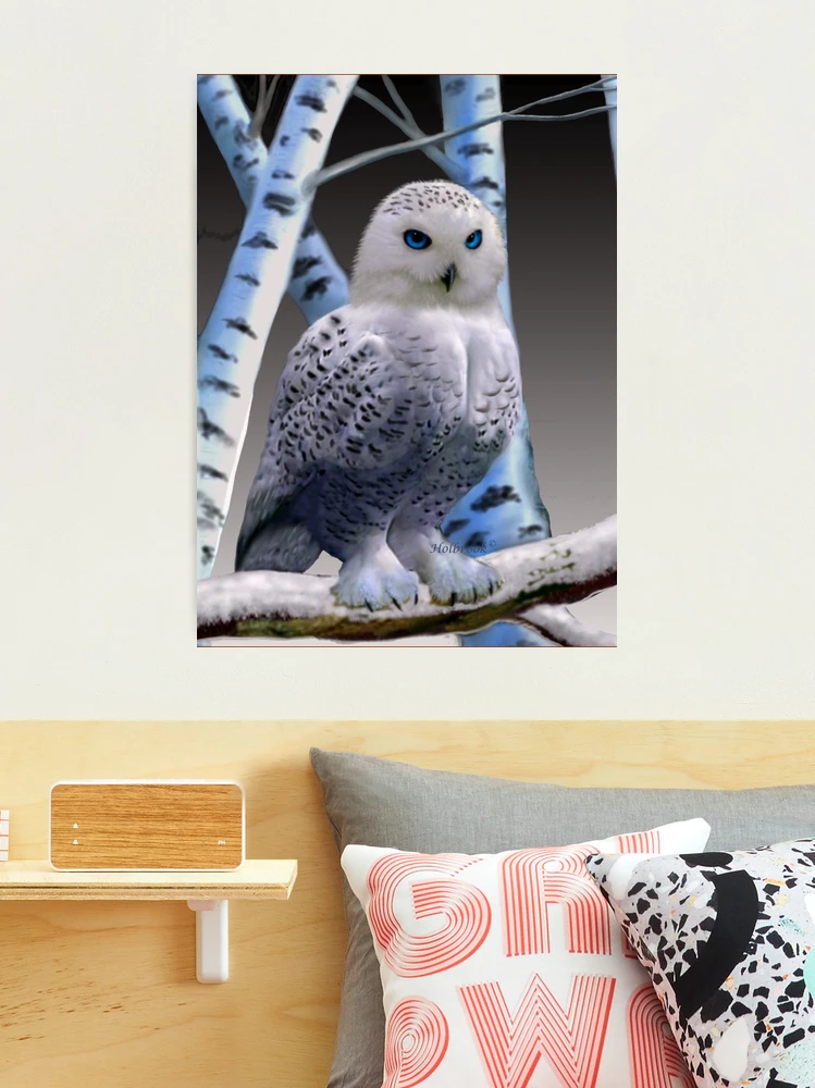 BLUE-EYED SNOW OWL BLUE-EYED SNOW OWL