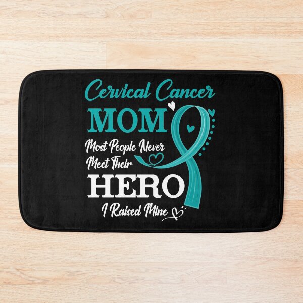 Item preview, Proud Cervical Cancer Mom Most People Never Meet Their Hero I Raised Mine Cervical Cancer Awareness designed and sold by Kohend.