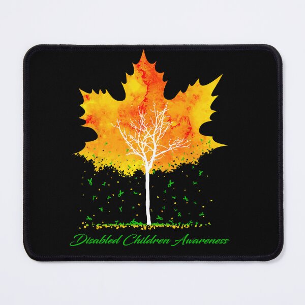 Item preview, Disabled Children Awareness Maple Leaf Autumn Tree Orange Fall Leaves Season designed and sold by Sabfit.