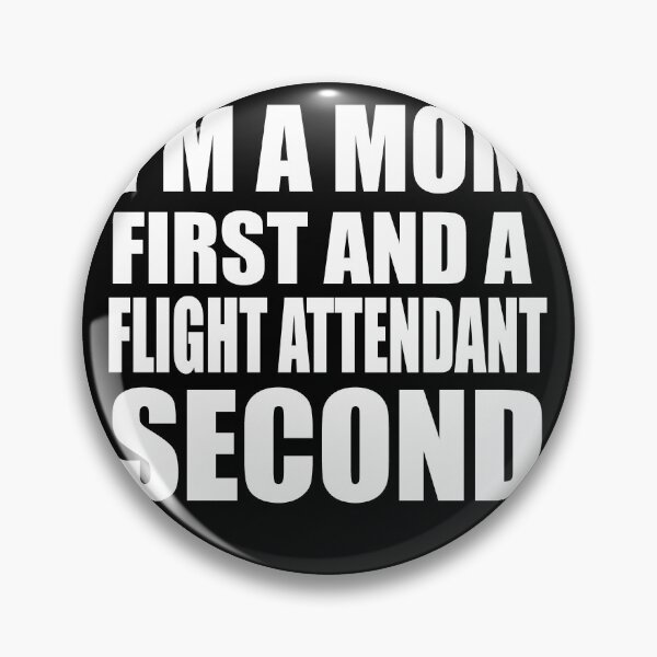 Artikelvorschau, I'm a mom and a flight attendant funny graphical text entworfen und verkauft von RoguePixel.