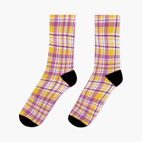 Item preview, Purple and Yellow Four Lines Symmetry Diagonal Checked Square Diamond Geometric Pattern designed and sold by Moyanana.