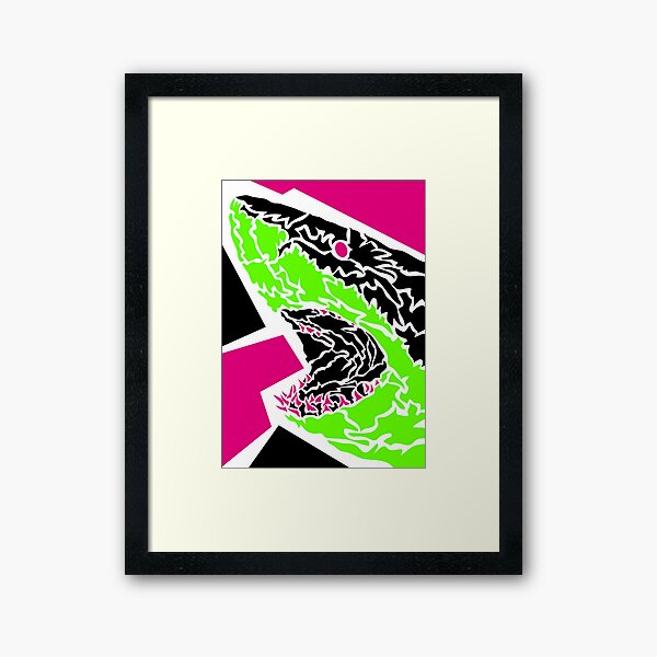 Shark Gerahmter Kunstdruck