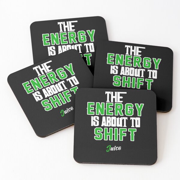 Item preview, T-SHIRT COL ROND UNISEXE - THE ENERGY IS ABOUT TO SHIFT JUICE SHIRT designed and sold by cizito.