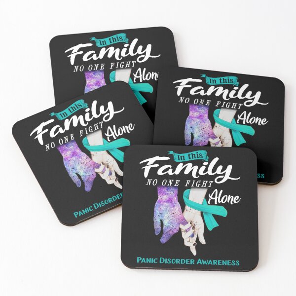 Item preview, In This Family No One Fights Alone PANIC DISORDER Awareness designed and sold by Mnrshirley.