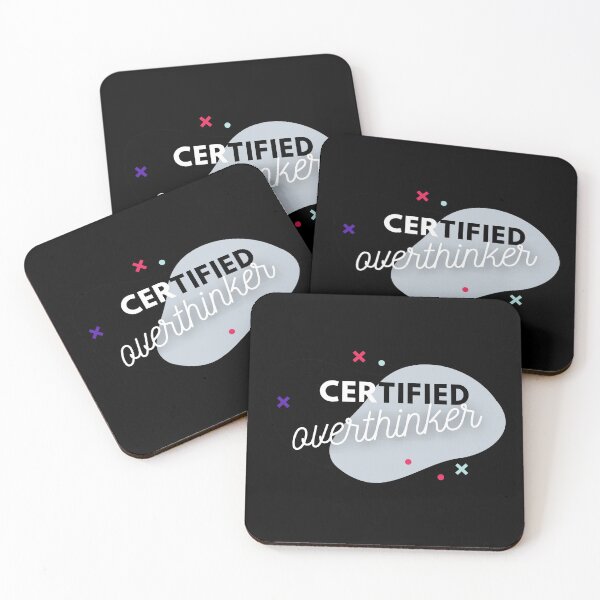 Item preview, certified overthinker designed and sold by Abeer’s Art.
