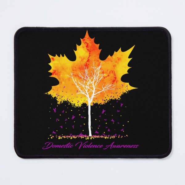Item preview, Domestic Violence Awareness Maple Leaf Autumn Tree Orange Fall Leaves Season designed and sold by Sabfit.