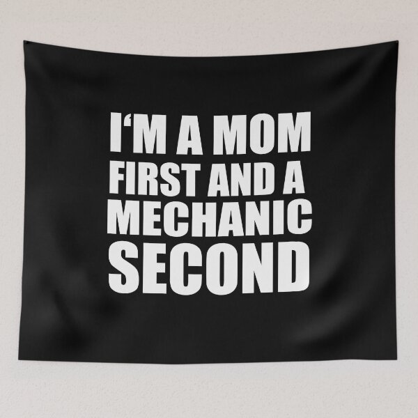 Item preview, I'm a mom and a mechanic funny graphical text designed and sold by RoguePixel.