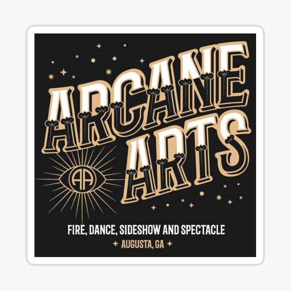 Arcane Arts Classic Logo Sticker