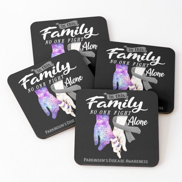 Item preview, In This Family No One Fights Alone PARKINSON'S DISEASE Awareness designed and sold by Mnrshirley.